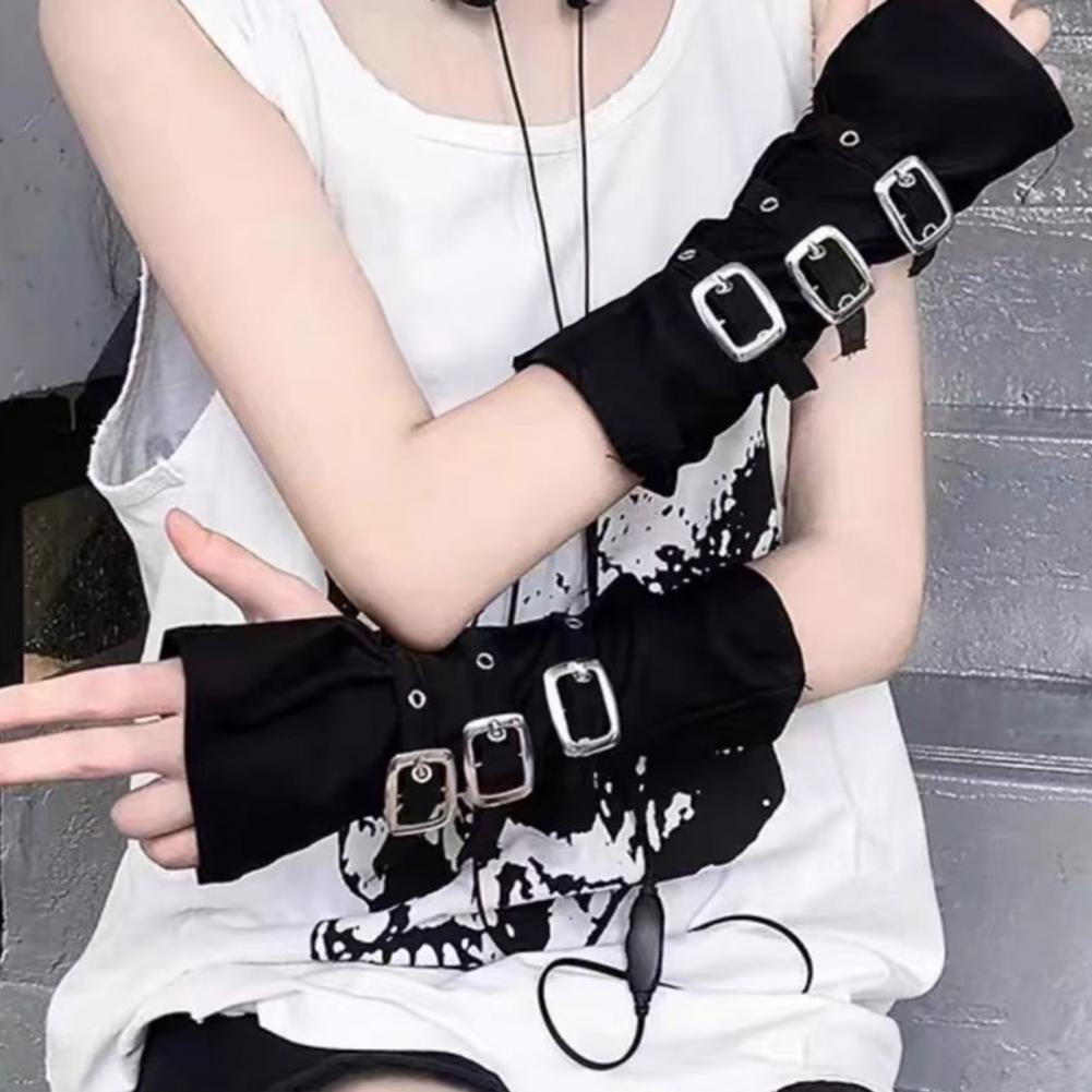 Goth Arm Warmers Fingerless Gl - огляд і ціна Fingerless Glove Knit